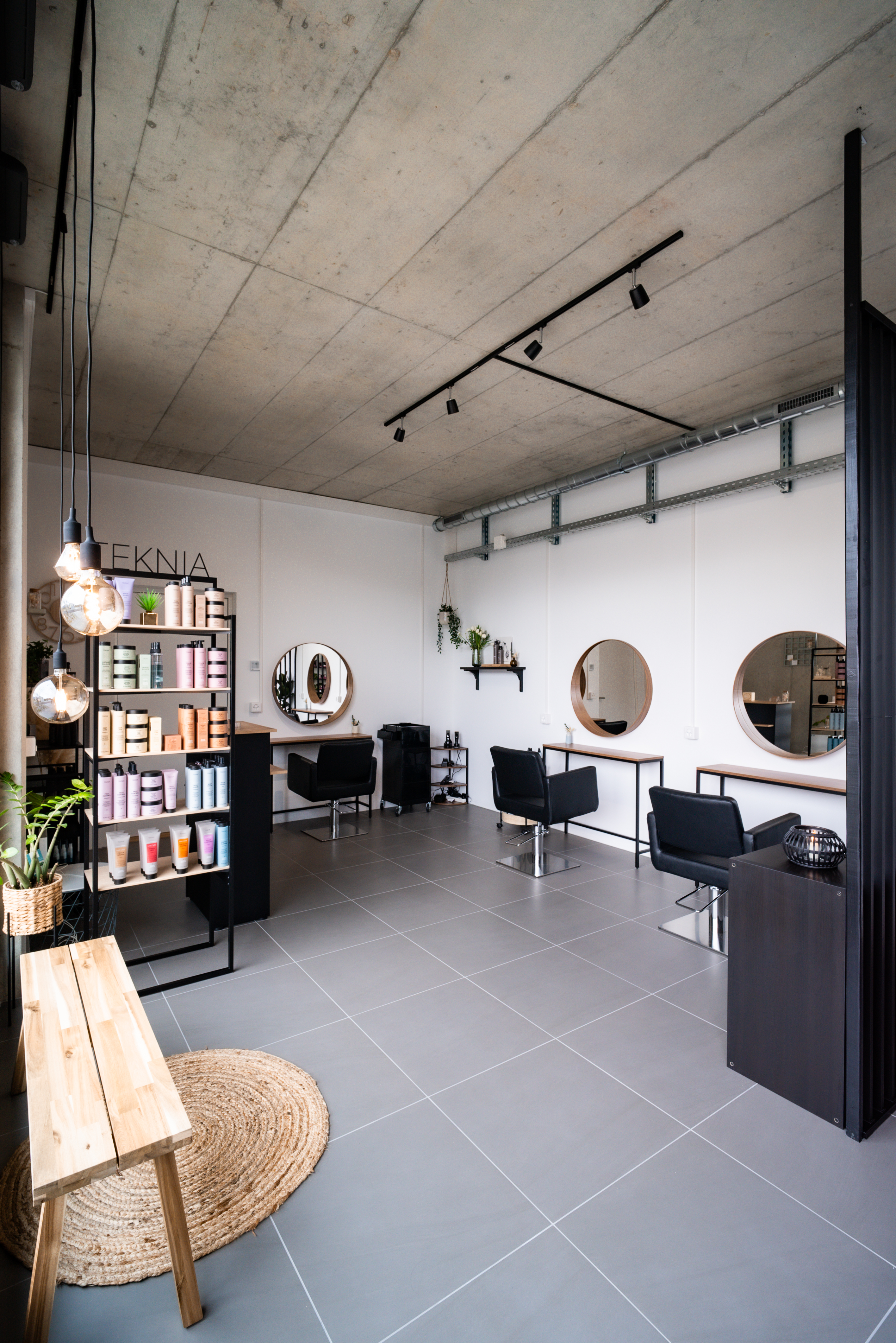 Intérieur du salon L’Atelier Coiffure